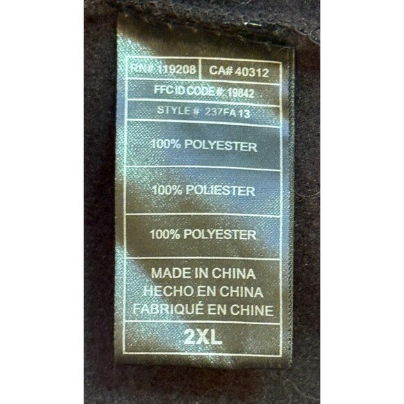 ADIDAS Phoenix SUNS Long Sleeve Full Zip Orange Black Hoodie Sweatshirt 2XL - Picture 5 of 5